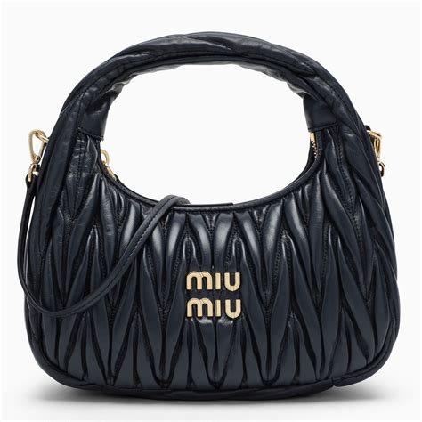 miu miu blue leather bag|miu handbags official website.